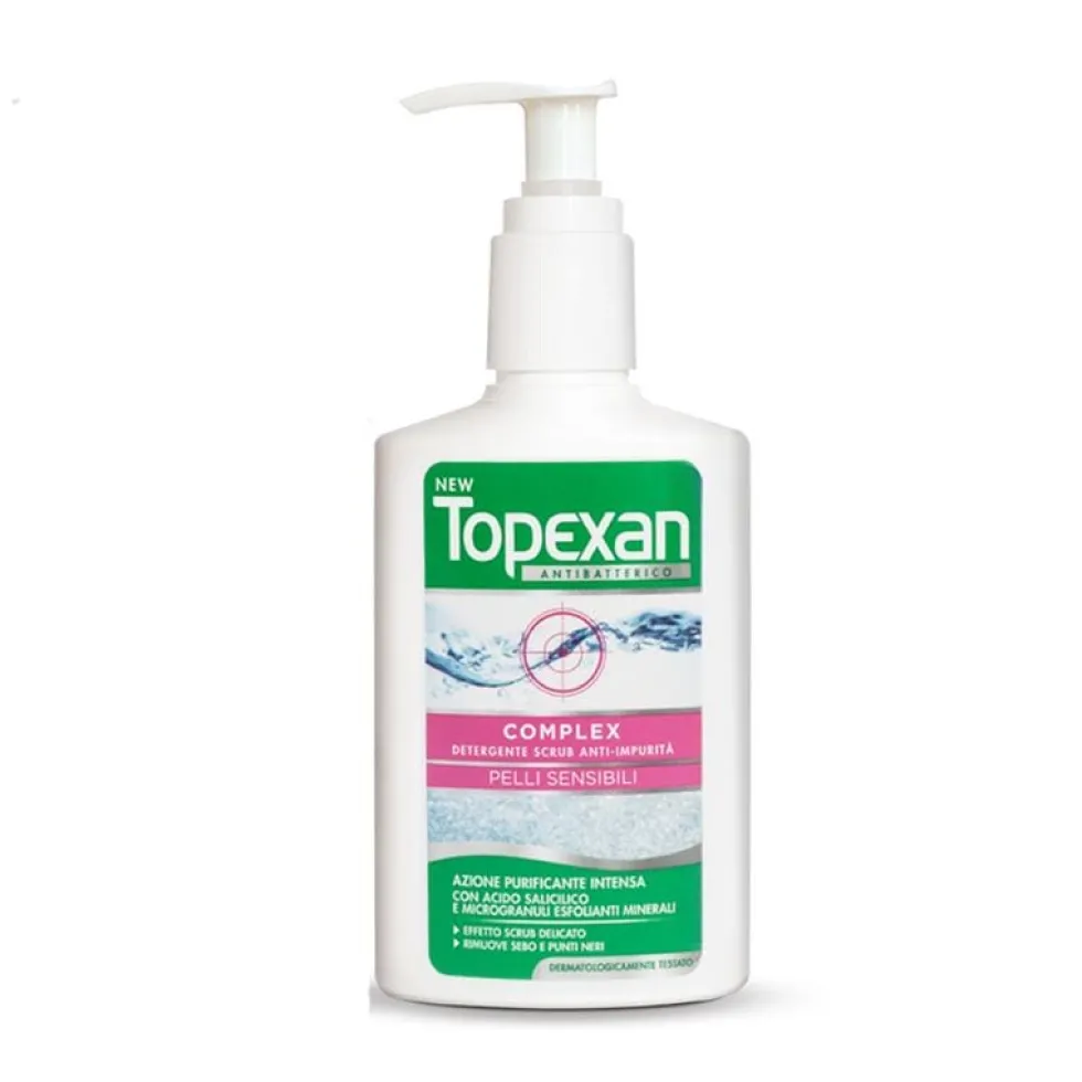 New Topexan Complex Detergente Scrub Anti Impurità Pelli Sensibili, 150ml