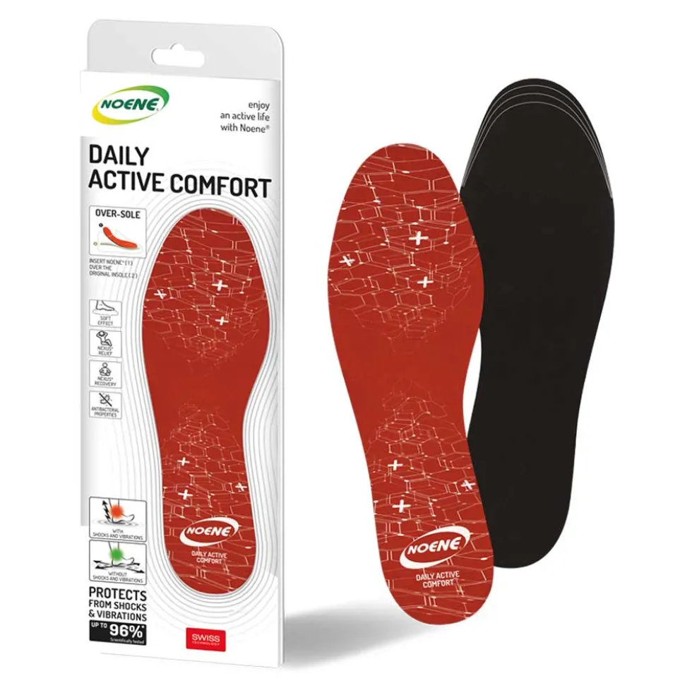 Noene Daily Active Comfort Over-Sole 47/50 - Solette defaticanti per le attività statiche, 1 paio