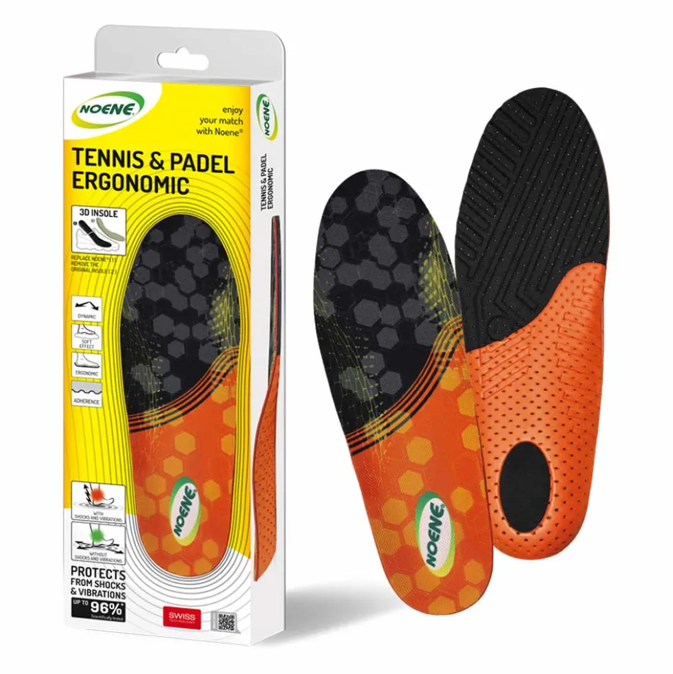 Noene Sport - Solette Tecniche Ergonomiche per Tennis e Padel n. 45-47, 1 Paio