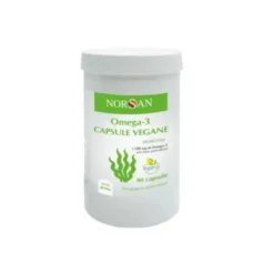 Norsan Omega-3 Vegano Integratore Alimentare, 80 capsule