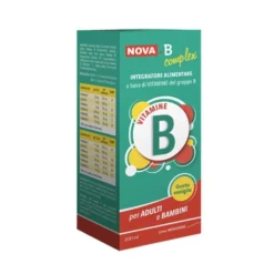 Nova Argentia Nova B - Integratore alimentare in sciroppo con vitamine B per l'energia, 200 ml