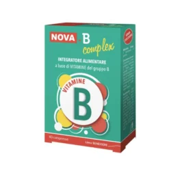 Nova Argentia Nova B - Integratore alimentare di vitamine B contro la stanchezza, 40 compresse