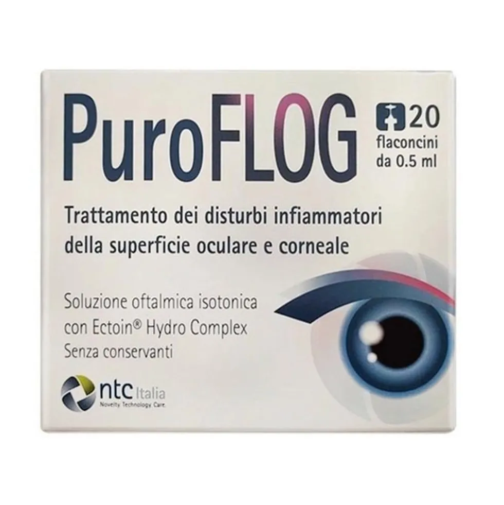 NTC Puroflog Soluzione Oftalmica Isotonica, 20 flaconcini