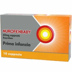 Nurofenbaby Supposte 60mg Ibuprofene Febbre e Dolore, 10 Supposte