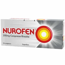 Nurofen 200mg Ibuprofene Febbre e Dolore, 24 Compresse
