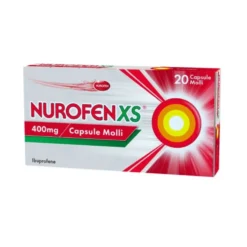 NurofenXS 400mg Ibuprofene Antidolorifico, 20 capsule molli