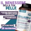 Nutracle Collagen 2.5 - Integratore alimentare per pelle, capelli e unghie, 120 compresse