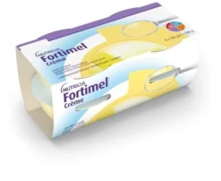 Nutricia Fortimel Crème Vaniglia - Supplemento nutrizionale per la malnutrizione, 4 vasetti da 125 g