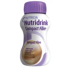 Nutricia Nutridrink Compact Fibre Supplemento Nutrizionale Completo con Fibre Gusto Caffè, 4x125ml