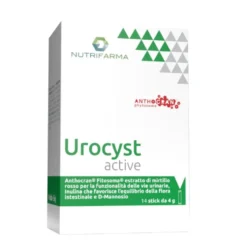 Nutrifarma Urocyst Active - Integratore alimentare per le vie urinarie, 14 stick