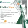 Nutrifarma Zimak MgK Integratore di sali minerali per stanchezza e affaticamento gusto arancia, 20 stick