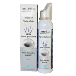 Nutriva Argento Colloidale Adulti Naso Orecchie Spray, 100ml