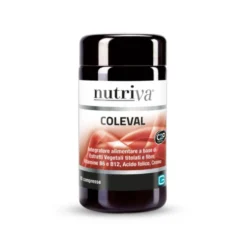 Nutriva Coleval Integratore Alimentare Benessere Cardiovascolare, 60 Compresse