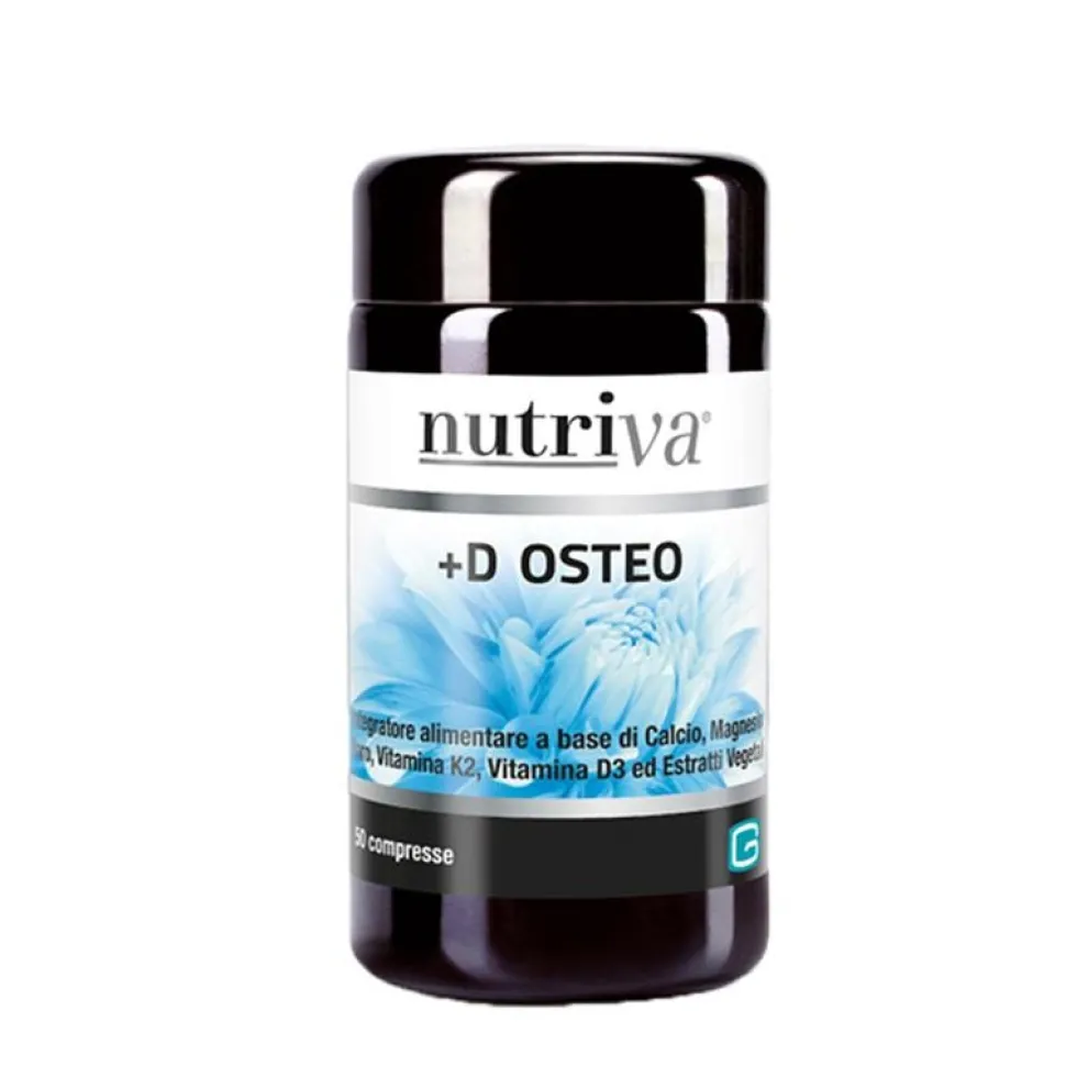 Nutriva +D Osteo Integratore Alimentare 50 Compresse Da 1.050 mg
