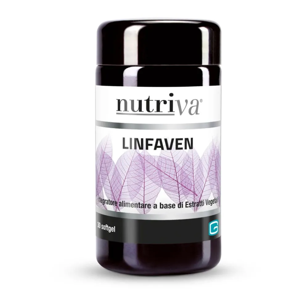 Nutriva Linfaven Integratore Alimentare, 30 Capsule Softgel