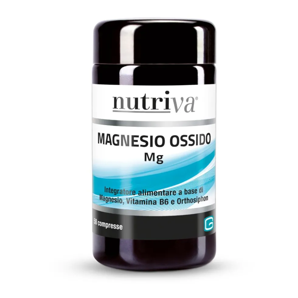 Nutriva Magnesio Ossido Integratore Alimentare, 50compresse