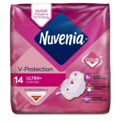 Nuvenia V-Protection Ultra - Assorbenti con ali per il flusso normale, 14 assorbenti