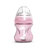 Nuvita Materno Feel - Biberon Anti-Colica con Tettarella a Flusso Lento colore Rosa, 150ml