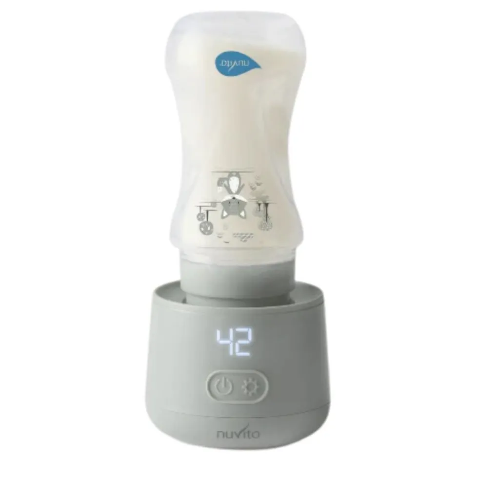 Nuvita Warm'n'Go - Scaldabiberon portatile universale per il latte e l'acqua, 1 pezzo