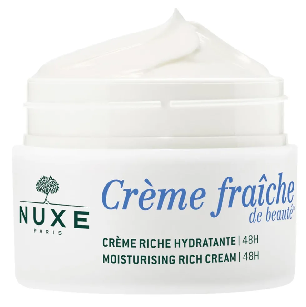 Nuxe Crème Fraiche de Beauté Crema Ricca Idratante 48H Pelli Secche, 50ml