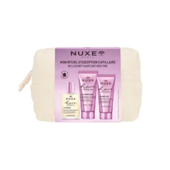 Nuxe Hair Prodigieux - Trousse da viaggio per nutrire e illuminare i capelli, 3 prodotti