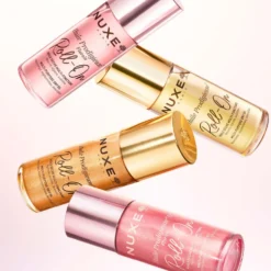 Nuxe Huile Prodigieuse Or Florale Roll-On - Olio secco illuminante per la pelle e i capelli, 60 ml