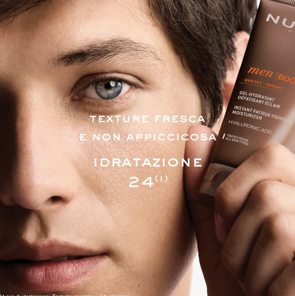 Nuxe Men Gel Idratante Viso Energizzante Uomo, 50ml