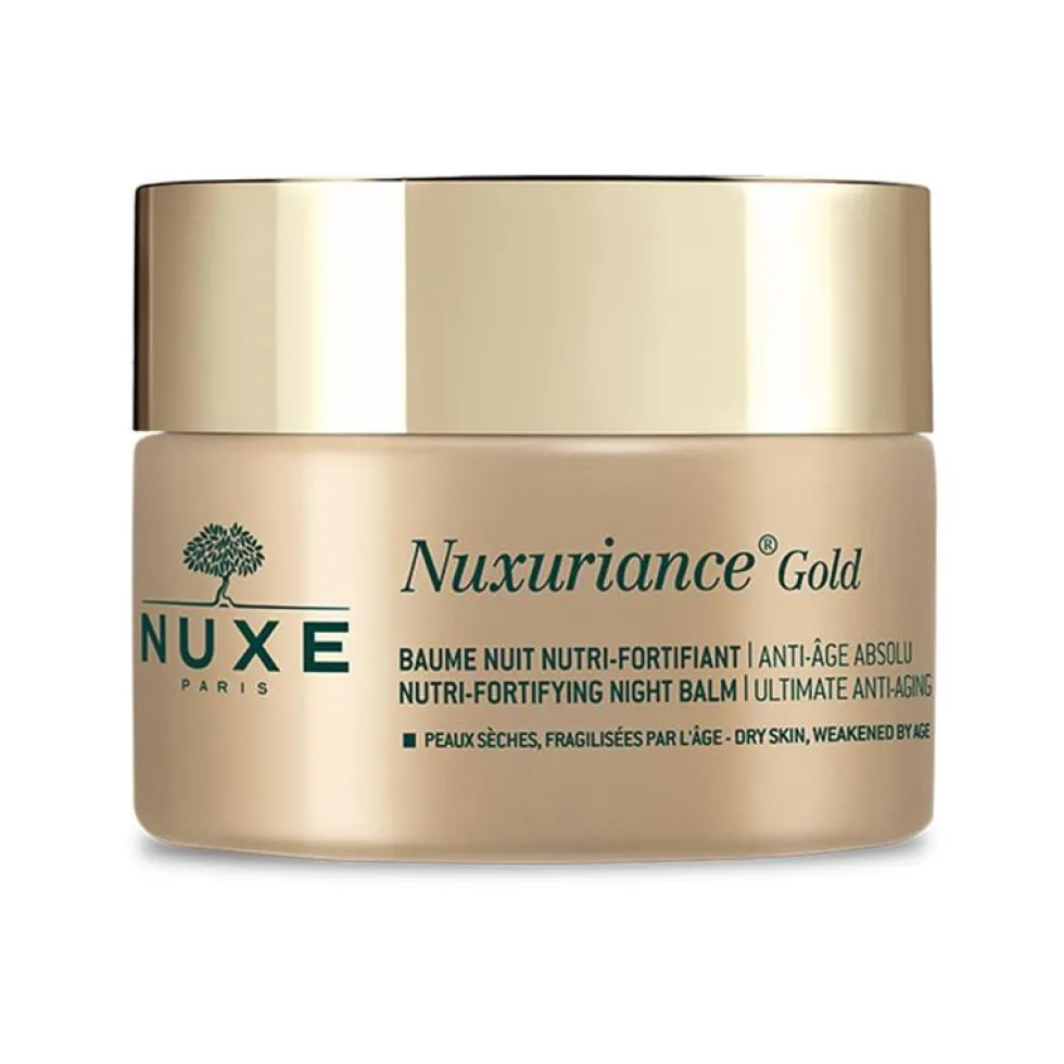 Nuxe Nuxuriance Gold - Balsamo notte nutriente e fortificante ad azione anti-età, 50 ml