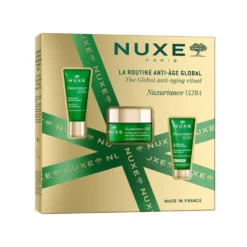 Nuxe Nuxuriance Ultra - Cofanetto per la routine anti-età di viso, occhi e labbra, 3 prodotti