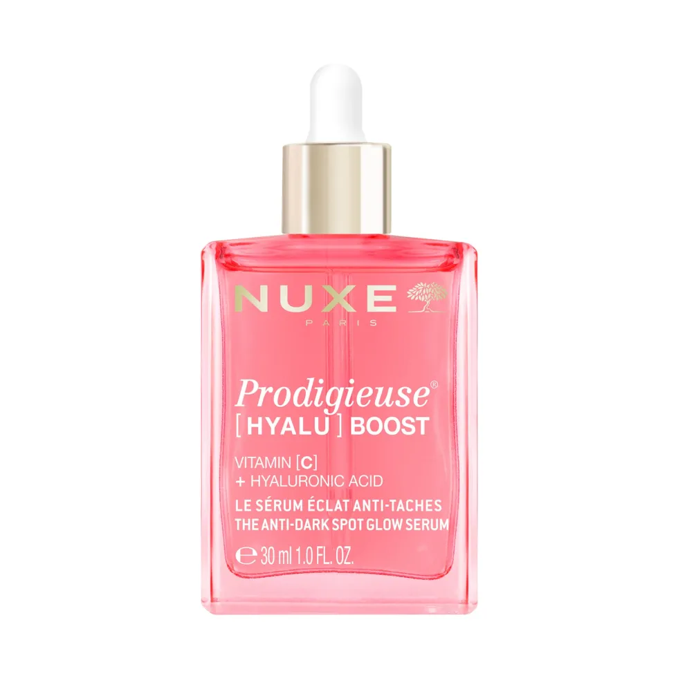 Nuxe Prodigieuse Hyalu Boost - Siero viso illuminante e anti-macchie alla vitamina C, 30 ml