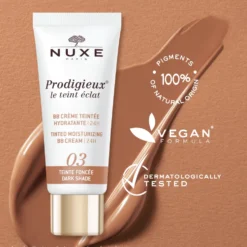 Nuxe Prodigieux - Le Teint Eclat BB Cream Crema Colorata Idratante Tonalità Scura, 30ml