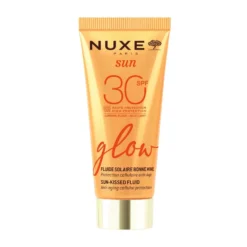 Nuxe Sun Fluido Solare Viso Glow Spf 30 - Fluido per proteggere e illuminare il viso, 40 ml