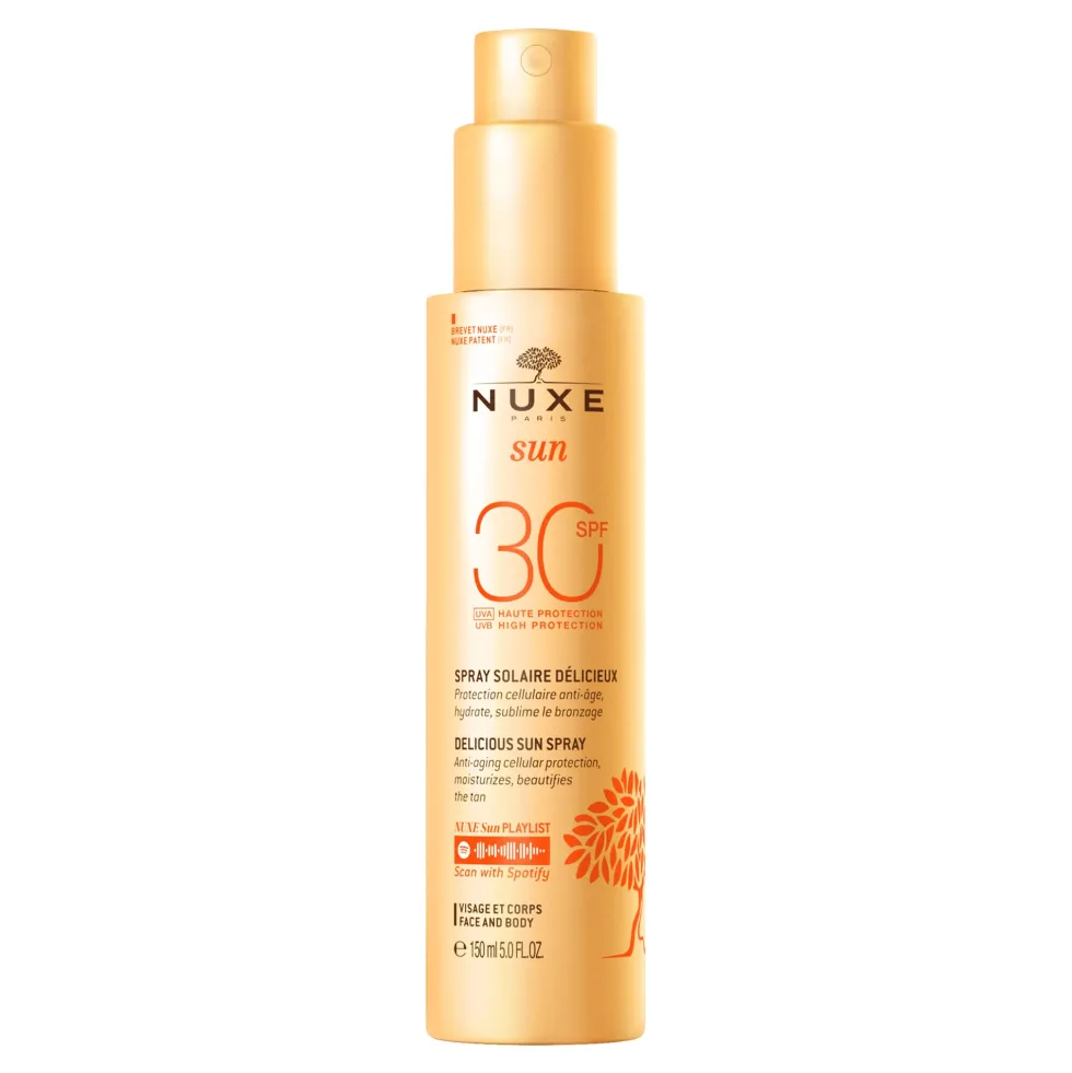 Nuxe Sun Latte Solare Spray Viso E Corpo SPF30, 150ml