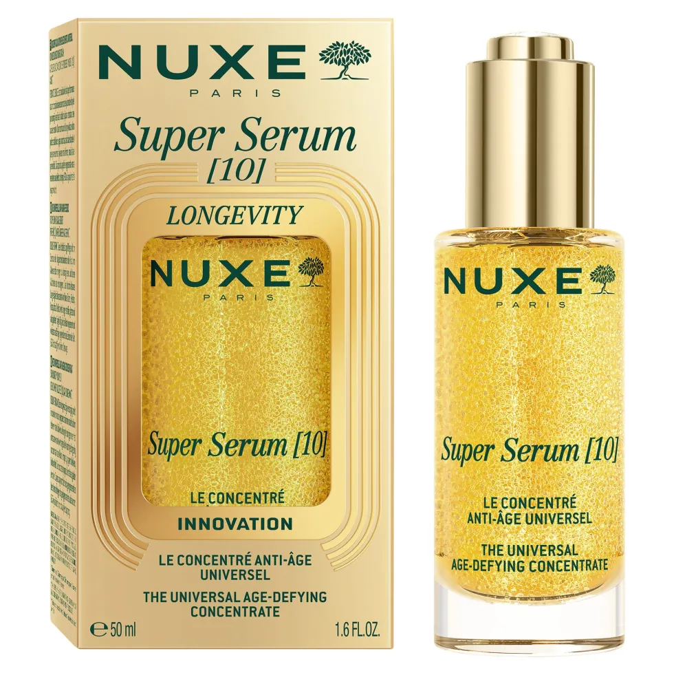 Nuxe Super Serum Longevità - Siero concentrato anti-età per le rughe e le macchie, 50 ml