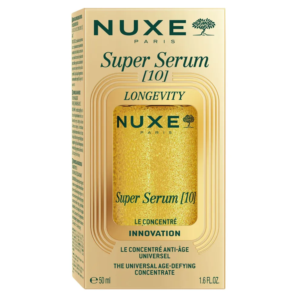 Nuxe Super Serum Longevità - Siero concentrato anti-età per le rughe e le macchie, 50 ml