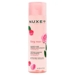 Nuxe Very Rose - Acqua micellare lenitiva per struccare e detergere il viso e gli occhi, 200 ml