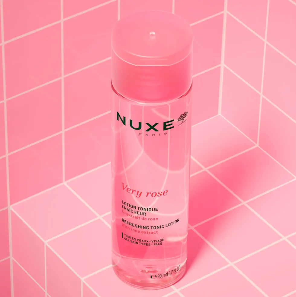 Nuxe Very Rose - Tonico Rinfrescante Idrata Lenisce e Rinfresca, 200ml