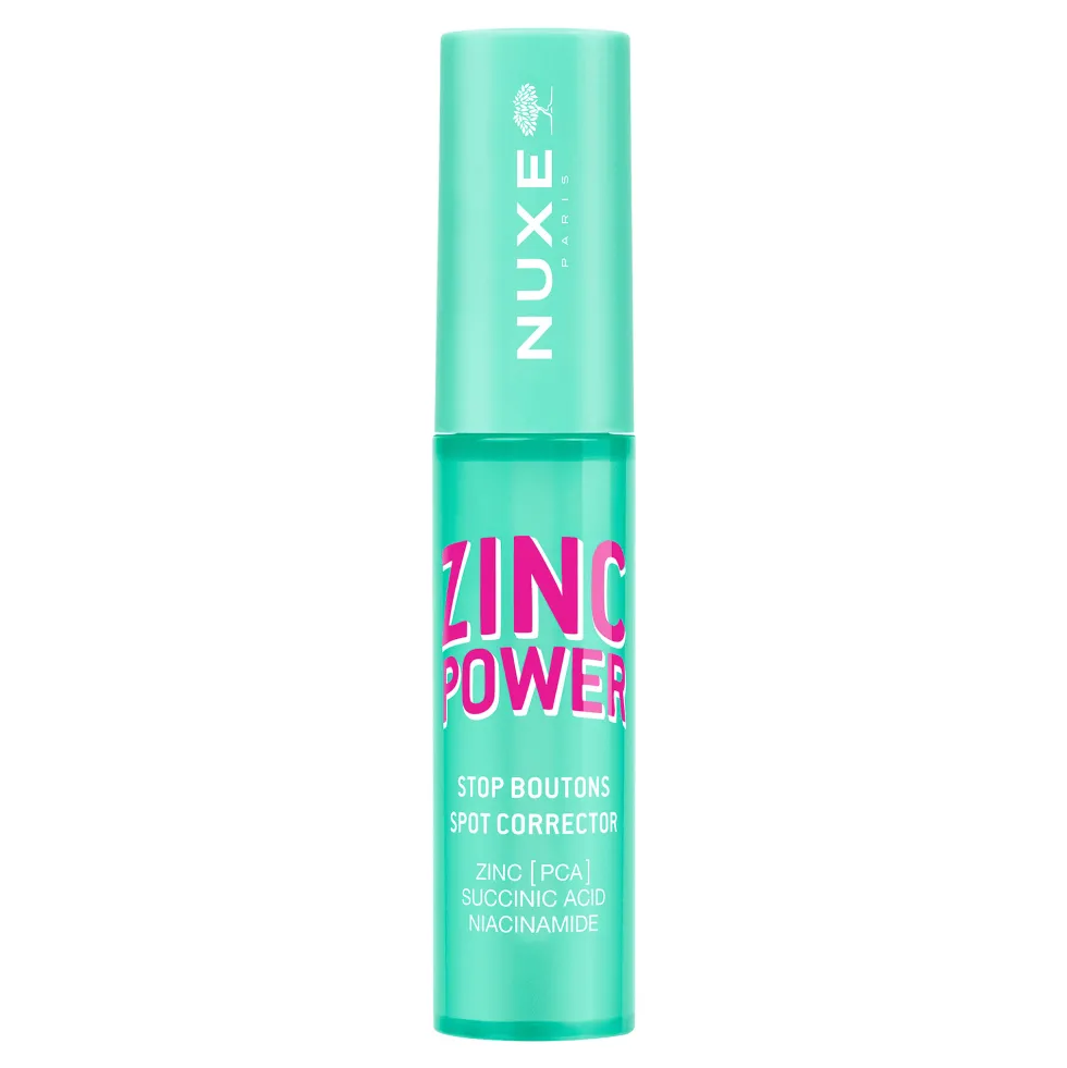 Nuxe Zinc Power Correttore imperfezioni allo zinco Gel antiacne e seboregolatore per il viso, 10 ml