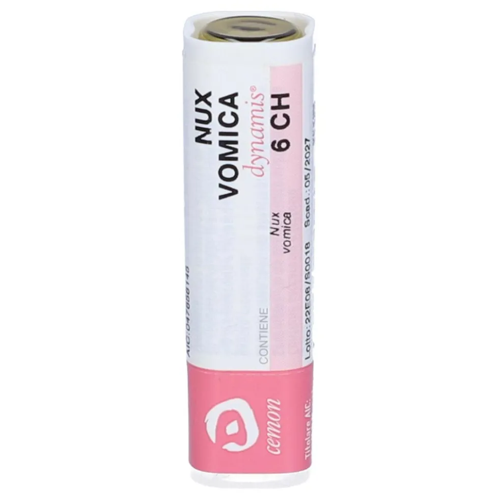 Nux Vomica Dyn Cemon Dynamis 6CH Medicinale Omeopatico in granuli, 4g