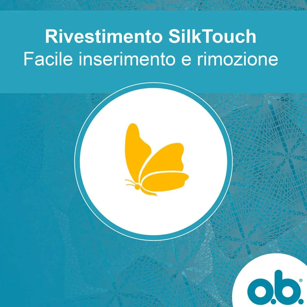 o.b. Assorbenti Interni ProComfort Normal Facili da Applicare e Rimuovere Flusso Medio e Intenso Tamponi Interni Trama Assorbente, 16 pezzi