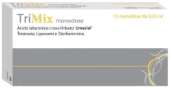 Offhealth Trimix - Soluzione oftalmica per la secchezza oculare, 15 flaconcini monodose da 0,35 ml