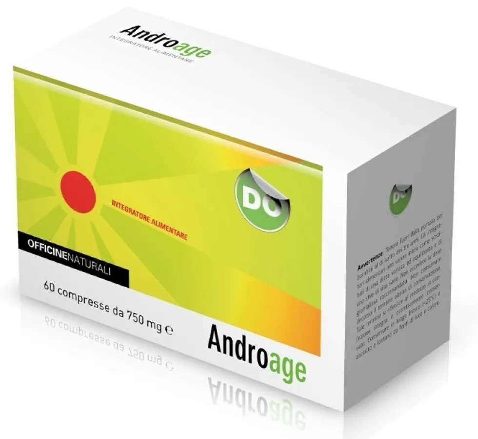 Officine Naturali Androage - Integratore androage 60 compresse per il benessere dell'uomo