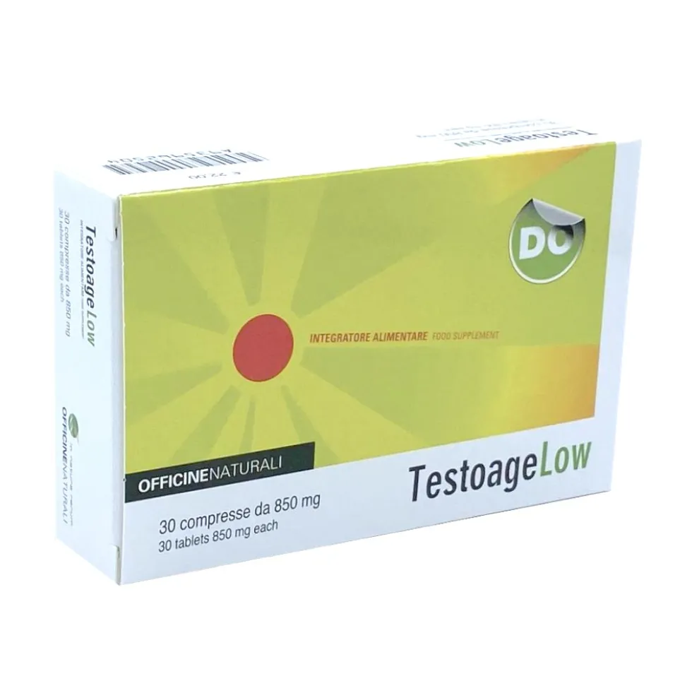 Officine Naturali Testoage Low Integratore Alimentare, 30 compresse
