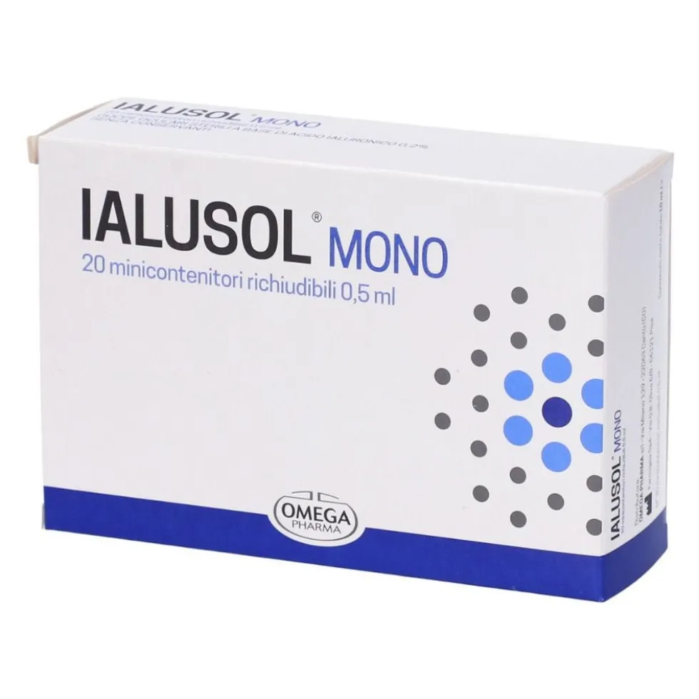 Omega Ialusol Mono Gocce Oculari Dispositivo Medico 20 Flaconcini Da 0,5 ml
