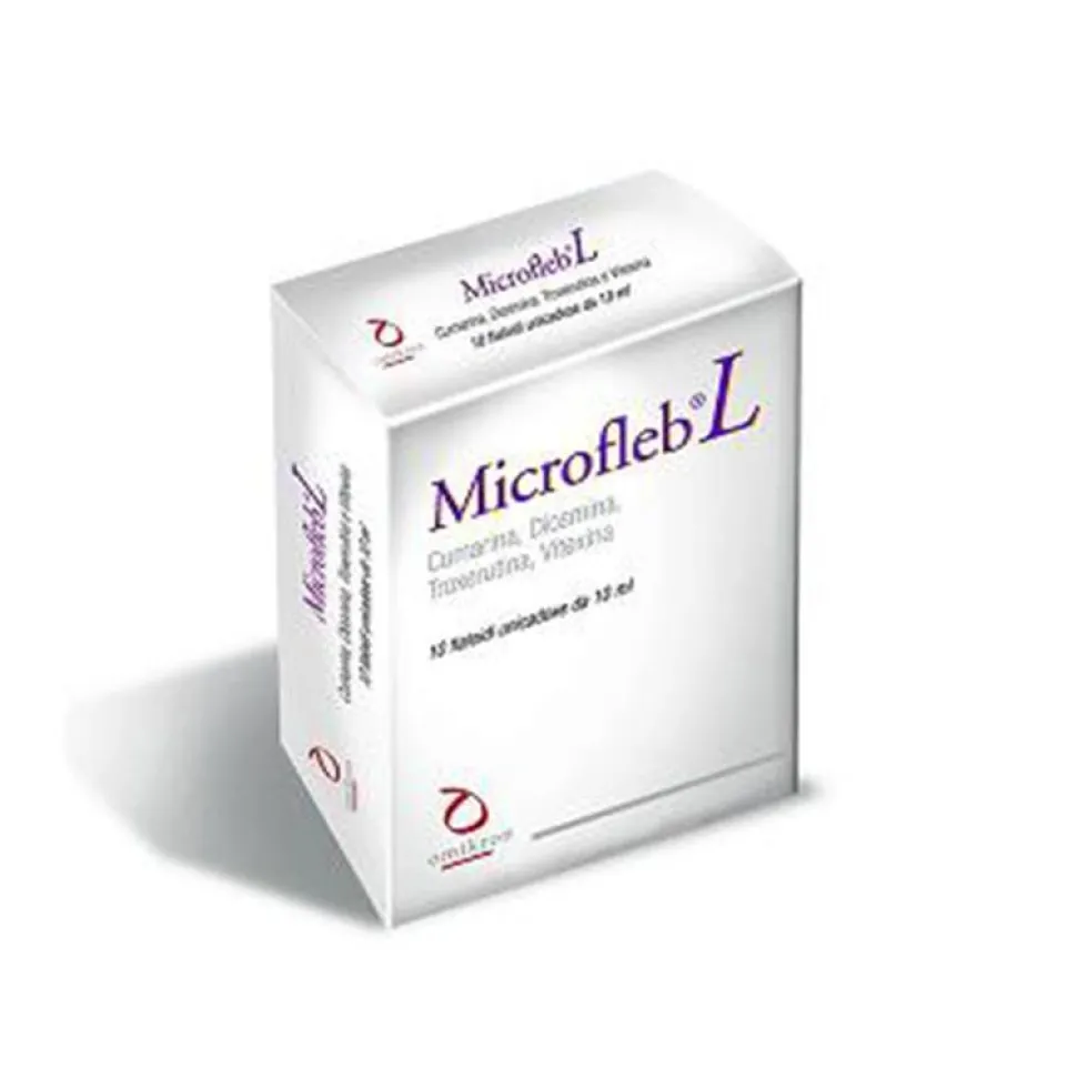 Omikron Microfleb L Integratore Gonfiore Pesantezza Arti Inferiori 10 Fiale
