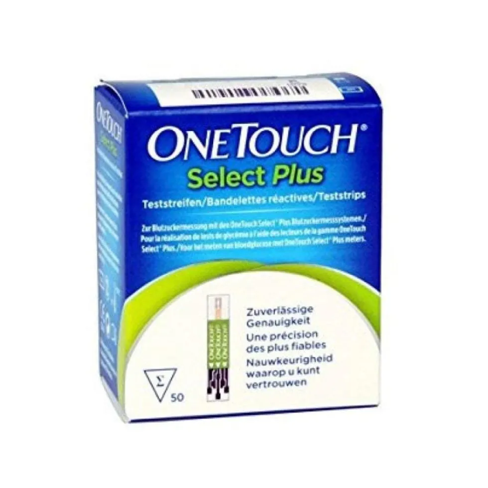 OneTouch Select Plus - Strisce Per La Misurazione Della Glicemia, 50 Pezzi
