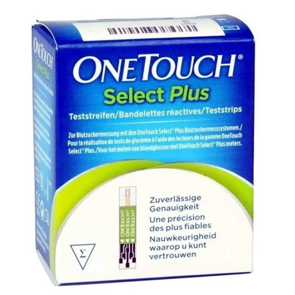 OneTouch Select Plus Strisce Reattive Per Test Glicemia 25 Pezzi