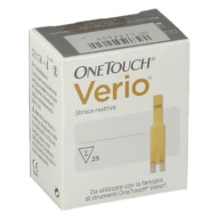 OneTouch Verio Strisce Reattive Misurazione Glicemia, 25 Strisce