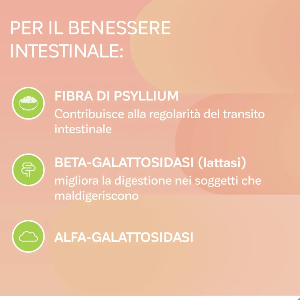 Onligol Fibre Integratore Transito Intestinale gusto Pesca, 20 Bustine