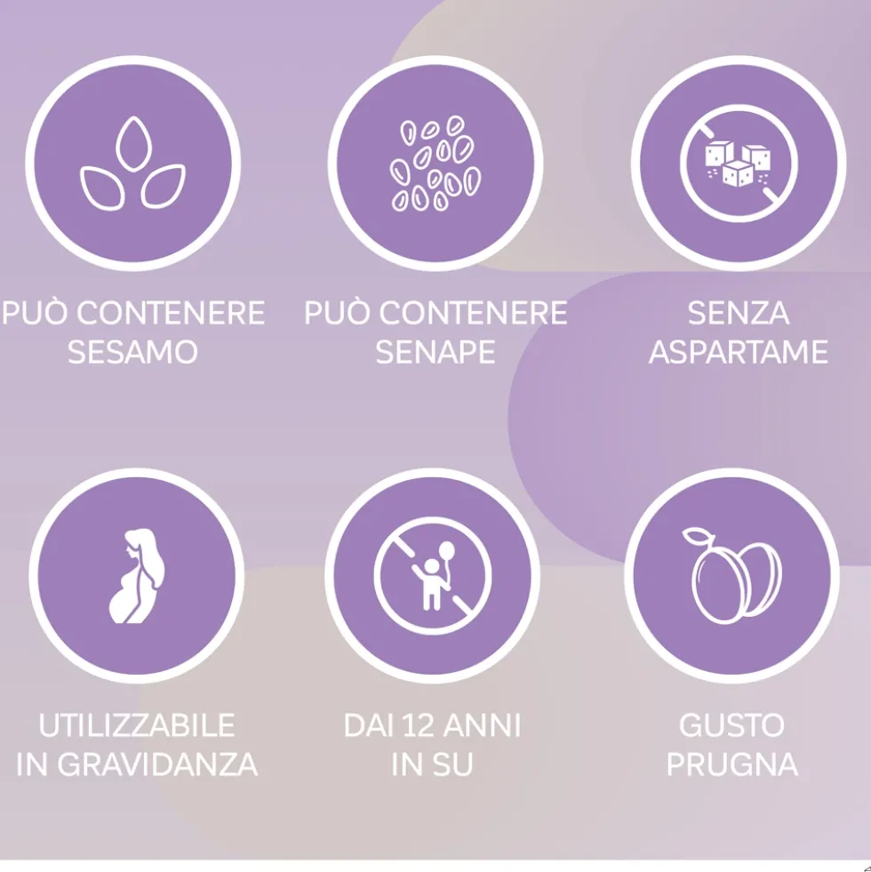 Onligol Fibre Integratore Transito Intestinale Gusto Prugna, 20 Bustine